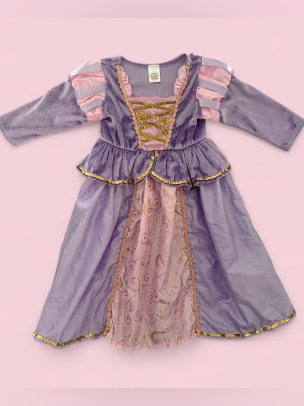 Little Adventures Rapunzel Princess Dress Costume Size Small 1–3 Years